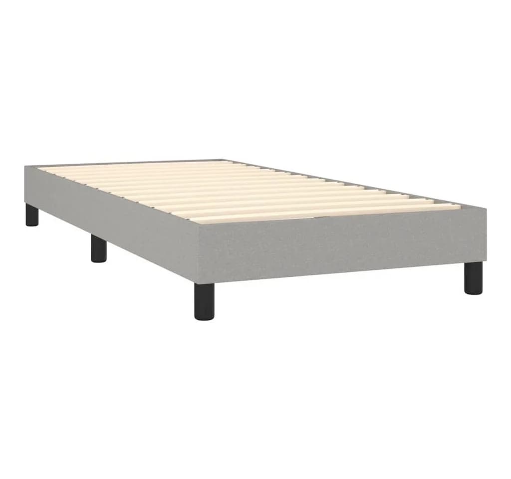 furnicato Boxspring-Bettrahmen Hellgrau - Bild 4