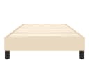 furnicato Boxspring-Bettrahmen Creme 90x190 cm Stoff Massivholz Bild 5