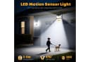 LQWELL LED Solarleuchte Außen mit Bewegungsmelder 148 LEDs Bild 1
