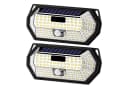 LQWELL LED Solarleuchte Außen mit Bewegungsmelder 148 LEDs Bild 2