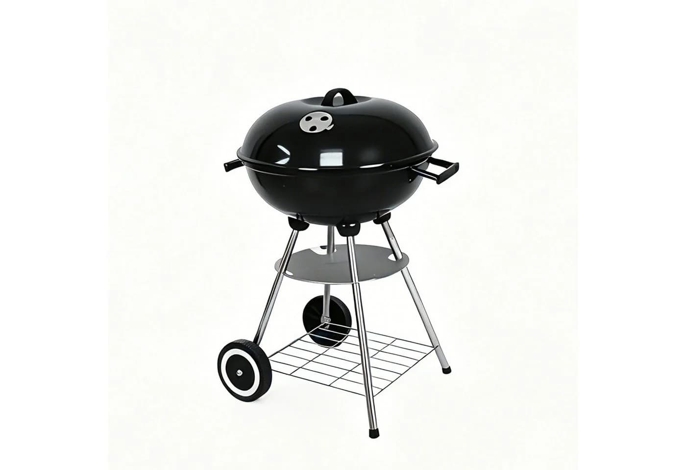 LQWELL Grillrost Barbecue Trolley mit Deckel - Bild 2