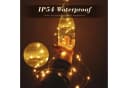 LQWELL LED-Lichterkette 2/3/5/10M, Micro Lichterketten Batteriebetrieben, Kupferdraht, AA-Batterie, Warmweiß, 2 Modi für Weihnachten Hochzeit Party Wohndeko Bild 5