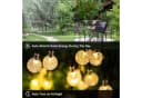 LQWELL LED Solarleuchte LED Kugeln Lichterkette 30 LED 8M Warmweiß Bild 3