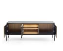 yourhouse24 TV-Schrank SANTIA Industrial LED Schwarz Bild 3
