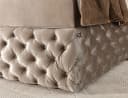 yourhouse24 Boxbett Castel Chesterfield Velours grau mit Bettkästen Bild 1