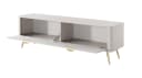 yourhouse24 TV-Schrank LANTE 2D Beige/Gold Schwarz Bild 4