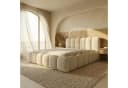 yourhouse24 Polsterbett DALLAS Slim Bouclé Beige mit Bettkasten Bild 3