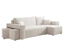 yourhouse24 Ecksofa PARIS L-Form mit Schlaffunktion & Bettkasten inkl. 2 Hocker Bild 1