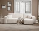 yourhouse24 Ecksofa PARIS L-Form mit Schlaffunktion & Bettkasten inkl. 2 Hocker Bild 3