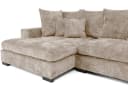 yourhouse24 Wohnlandschaft XXL SELLO U mit Schlaffunktion Beige Bild 3