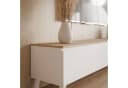 yourhouse24 Lowboard TV SELIA 200 Mattweiß Eiche Push-to-Open Bild 5
