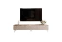 yourhouse24 Lowboard TV SELIA 200 3D-Riffelung Gold Kaschmir Bild 2