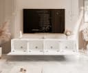 yourhouse24 Hänge-Lowboard TV Angel 200 cm LED-Beleuchtung Griffloses Design Bild 5