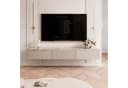 yourhouse24 Lowboard TV SELIA 200 Kaschmir Asymmetrische Riffelung Bild 1