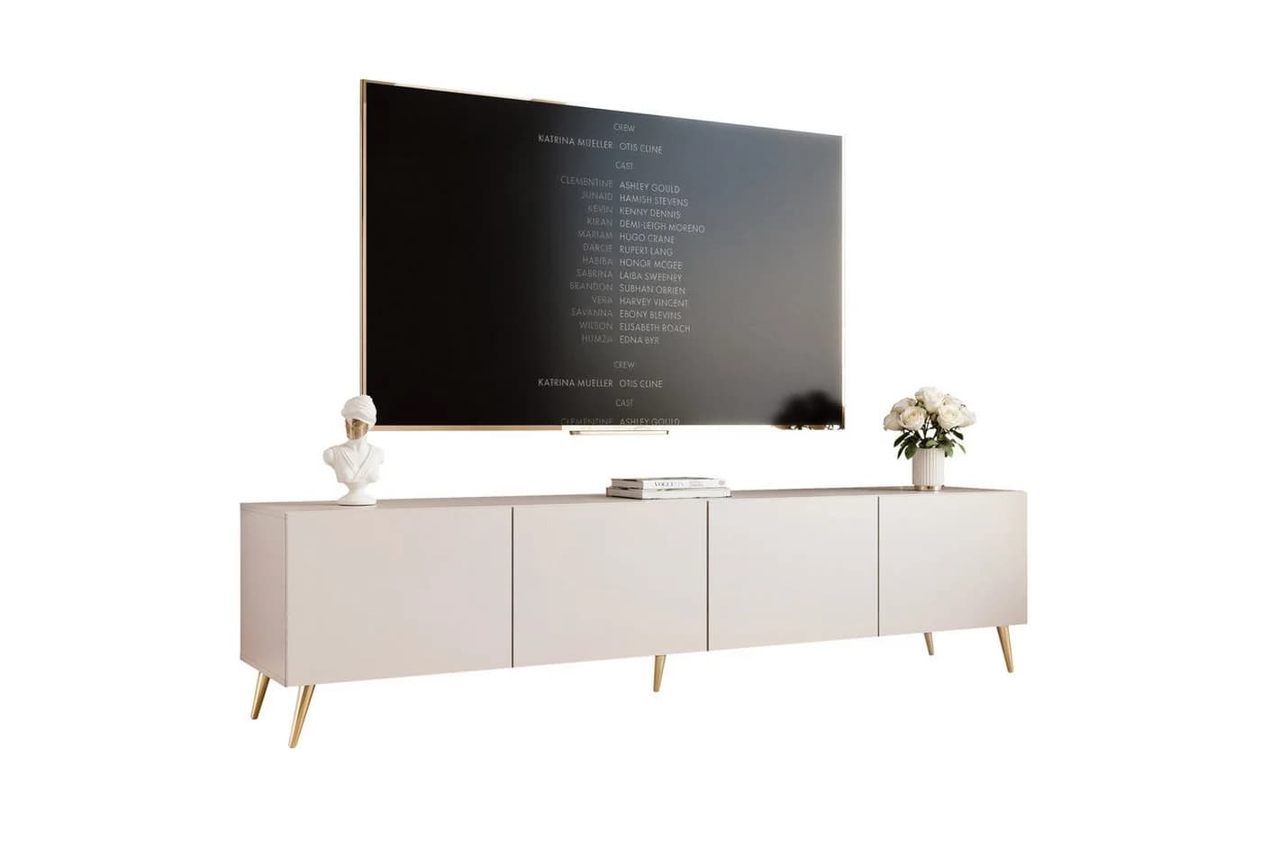 yourhouse24 TV-Lowboard 200 cm LED Grifflos Design - Bild 2