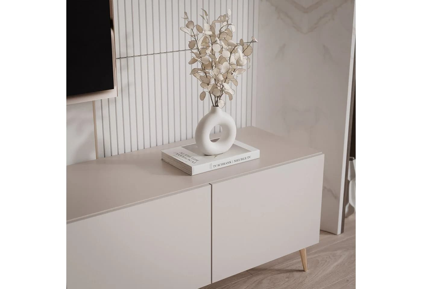 yourhouse24 Lowboard TV ANGEL 300 mit LED-Beleuchtung und Push-to-Open - Bild 5