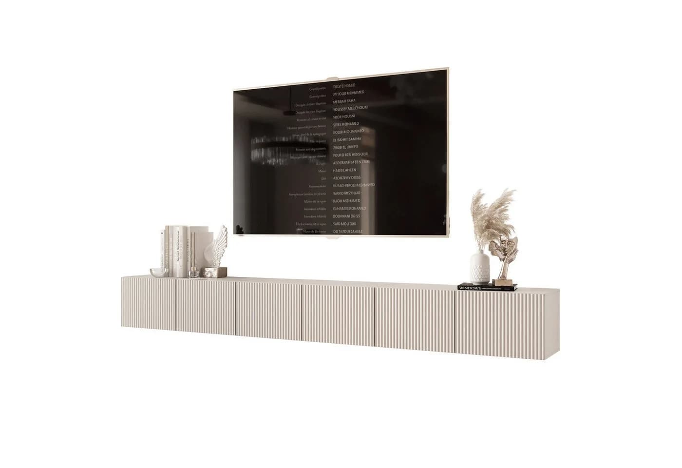 yourhouse24 Lowboard TV Angel 300 LED Geriffelte Fronten - Bild 2