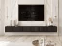 yourhouse24 TV Lowboard ANGEL 300 LED Riffelfront Bild 1