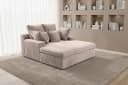 yourhouse24 Sofa LAZY ONE Cord Beige mit Bettfunktion Bild 2