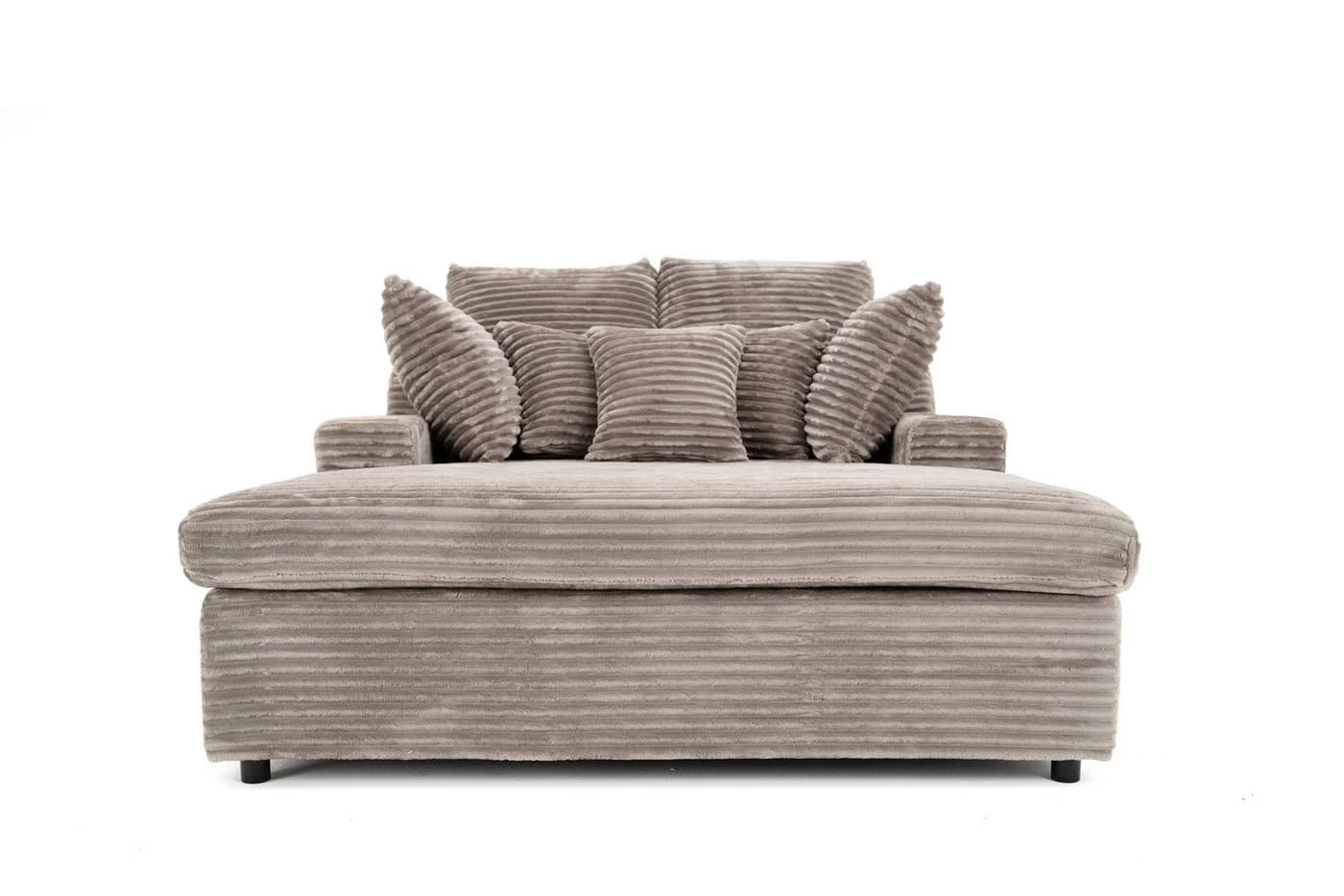 yourhouse24 Sofa LAZY ONE Cord Beige mit Bettfunktion - Bild 3