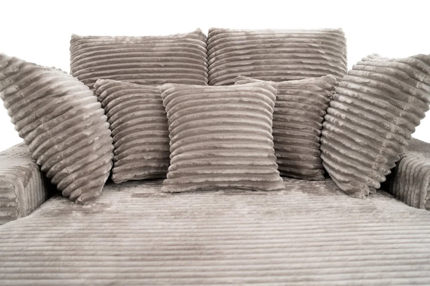 yourhouse24 Sofa LAZY ONE Cord Beige mit Bettfunktion - Bild 5