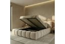 yourhouse24 Polsterbett BOSTON Slim Samt Beige Bettkasten Bild 4