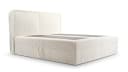 yourhouse24 Boxspringbett COSTA Weiß Cord-Stoff mit Bettkästen & Topper Bild 5