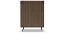yourhouse24 Highboard AMARO 94cm Eiche Dunin mit Lamellen & LED Bild 1