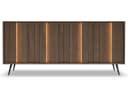 yourhouse24 Sideboard AMARO 183cm Eiche Dunin mit Lamellen & LED Bild 2