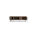 yourhouse24 Lowboard AMARO 183cm Eiche Dunin mit Lamellen & LED Bild 1