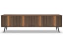 yourhouse24 Lowboard AMARO 183cm Eiche Dunin mit Lamellen & LED Bild 2