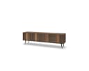 yourhouse24 Lowboard AMARO 183cm Eiche Dunin mit Lamellen & LED Bild 3