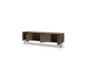 yourhouse24 Lowboard AMARO 183cm Eiche Dunin mit Lamellen & LED Bild 4