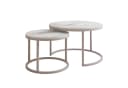 yourhouse24 Couchtisch Runder Inez 2in1, 50 & 70 cm, Kaschmir Bild 1