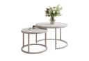 yourhouse24 Couchtisch Runder Inez 2in1, 50 & 70 cm, Kaschmir Bild 2
