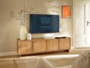 yourhouse24 Lowboard Fernsehtisch YASUMI Eiche Carmel Japandi Bild 2