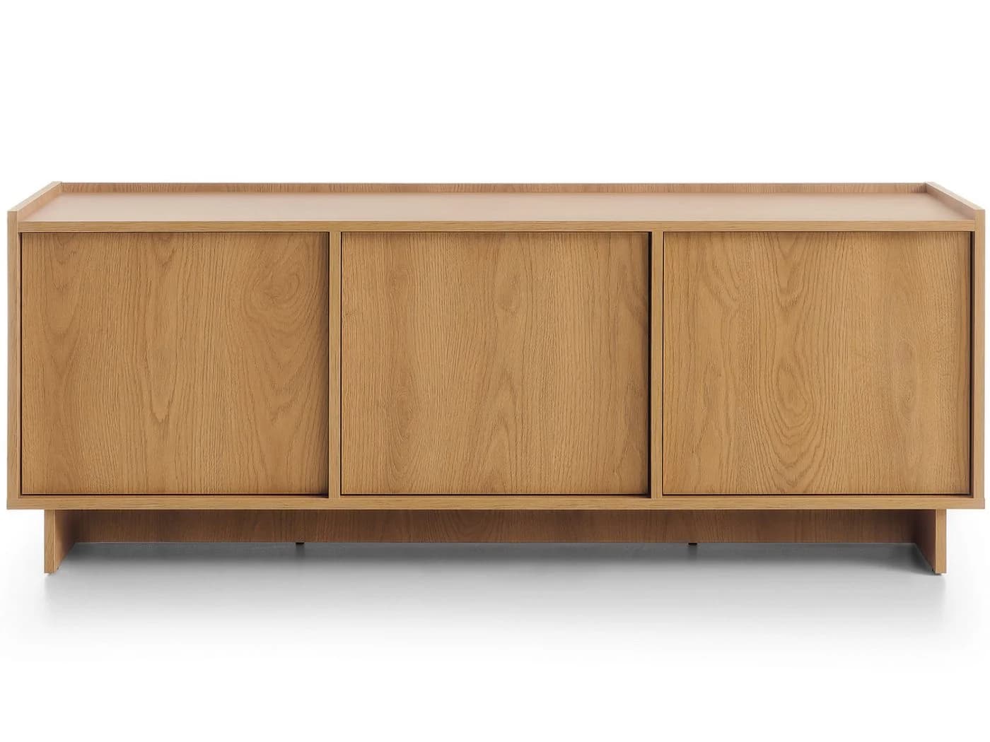 yourhouse24 TV Lowboard YOSHI Eiche Carmel Minimalistisch - Bild 2