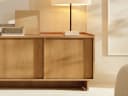 yourhouse24 TV Lowboard YOSHI Eiche Carmel Minimalistisch Bild 4
