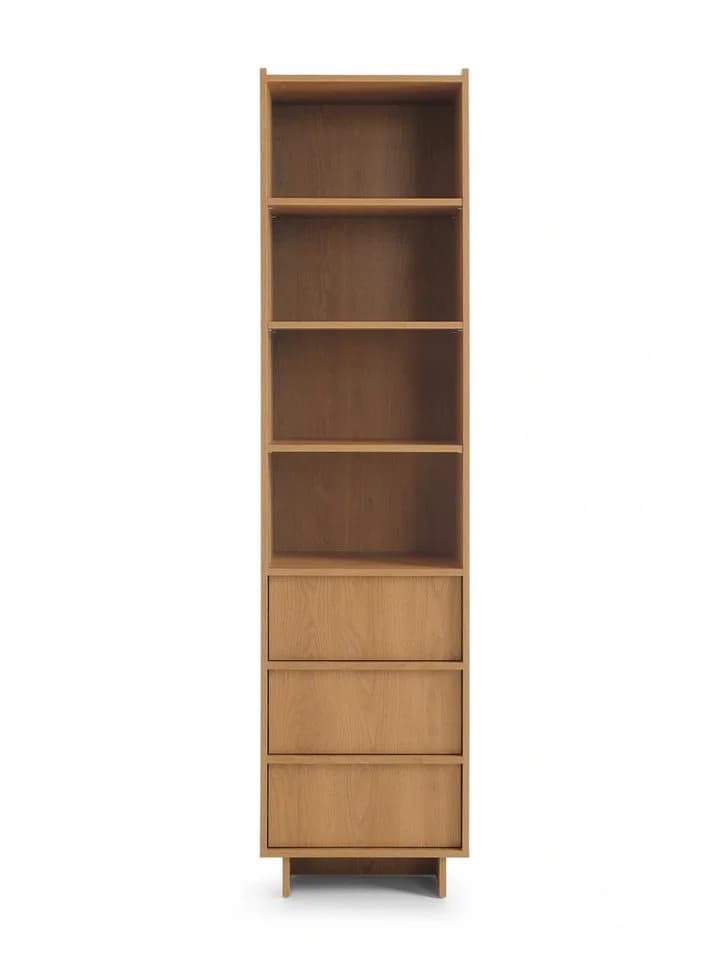 yourhouse24 Bücherregal YASUMI Schmal Eiche Carmel Modern - Bild 2