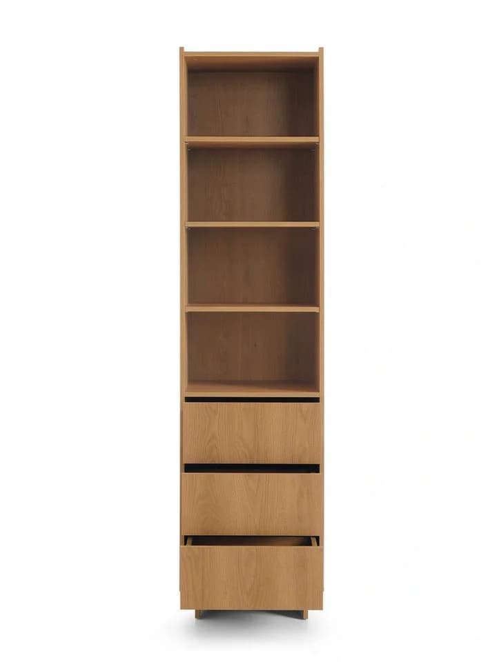 yourhouse24 Bücherregal YASUMI Schmal Eiche Carmel Modern - Bild 3