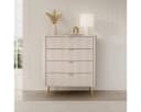 yourhouse24 Highboard Kommode Lante Beige Geriffelte Fronten Bild 1