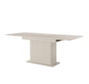 yourhouse24 Esstisch Lante Beige Ausziehbar Geriffelter Säulenfuß Bild 5