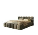 yourhouse24 Polsterbett Boston Slim Bouclé Grau mit Bettkasten Bild 3