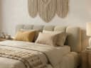 yourhouse24 Polsterbett DALLAS mit Bettkasten & Bouclé-Bezug Beige Bild 3