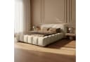yourhouse24 Polsterbett Orlando Bouclé mit Bettkasten Beige Bild 1