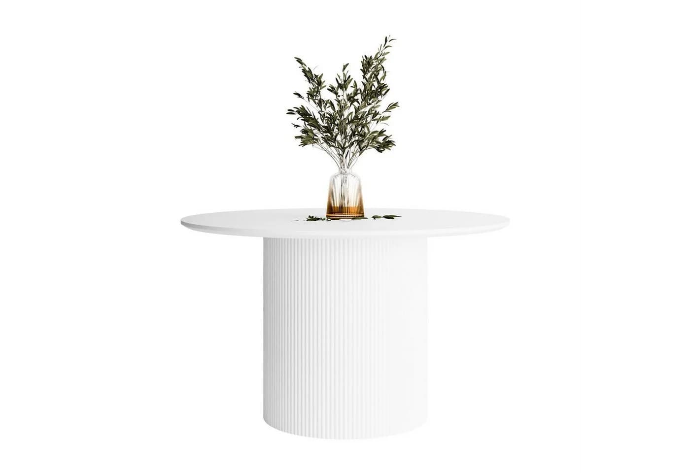 yourhouse24 Esstisch OVI 120 cm Riffelsockel - Bild 2