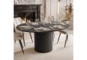 yourhouse24 Esstisch LINNEA Ausziehbar Schwarz Bild 1