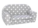 yourhouse24 Kindersofa SNUGKIDS Doppelsofa Klappbar Baumwolle Bild 2