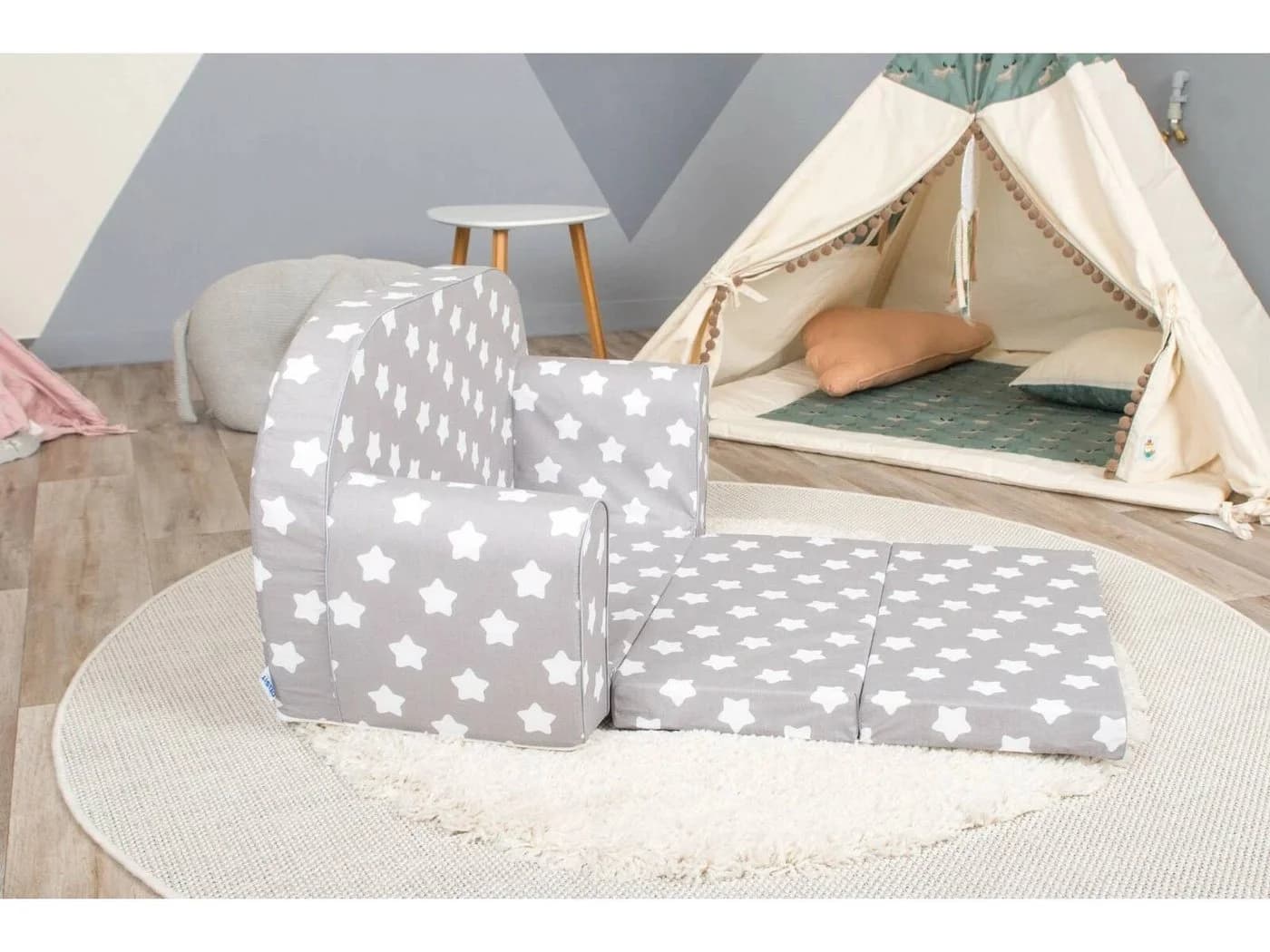 yourhouse24 Kindersofa SNUGKIDS Doppelsofa Klappbar Baumwolle - Bild 3