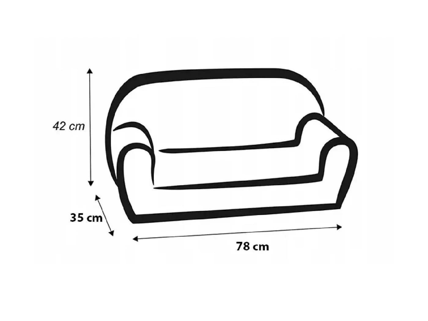 yourhouse24 Kindersofa SNUGKIDS Doppelsofa Klappbar Baumwolle - Bild 4
